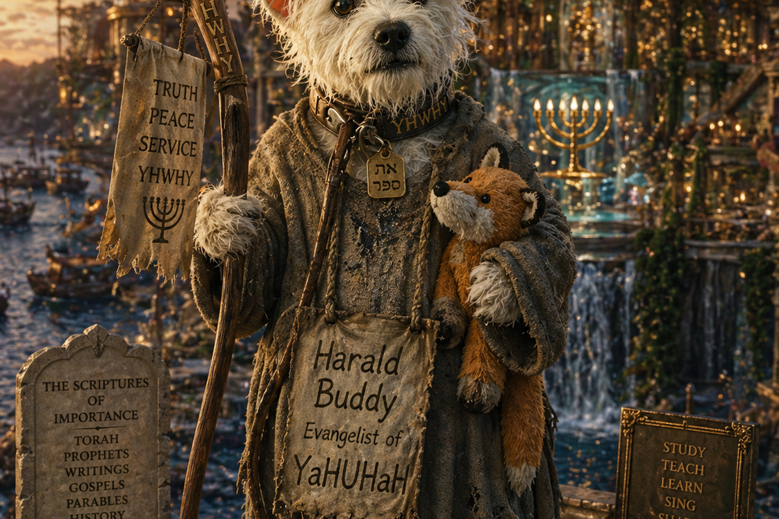 harald buddy from these images harold wears a dingy stinky sweater to his feet parted by a scruffy tail he always has his toy but harald buddy evangelist of yahuhah