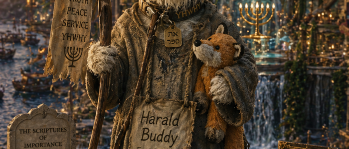harald buddy from these images harold wears a dingy stinky sweater to his feet parted by a scruffy tail he always has his toy but harald buddy evangelist of yahuhah