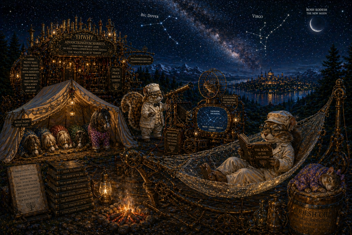 i am now curling up in my hammock that is in front of my telescopes i have the book of the nazarene that i'm reading my hammock which is a fine transparent