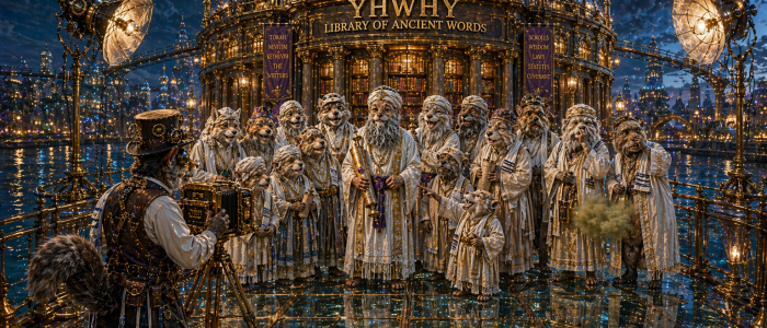 the group same group and photographer fully in the photograph wide angle you can see the whole of the building and the lights add a few tzitzit