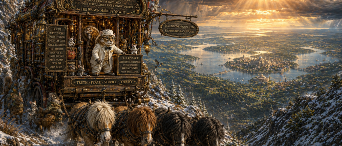 wagon ponies pulling up a narrow trail steep hill up melektzadoq mountain getting into the snow